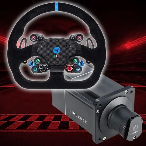 Simucibe 2 Sport Wheel base + Cube Controls GT Pro Wireless Wheel
