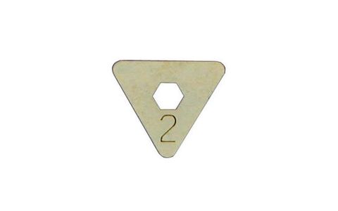Size 2 ; 1/18'' (3.0mm) ; 3 points - Set of 2 Replacement Cam