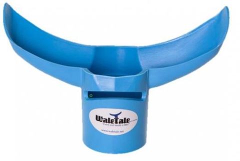 WaleTale Dust Containment attachment to eliminate dust when mixing mortars, adhesives, and grout in buckets
