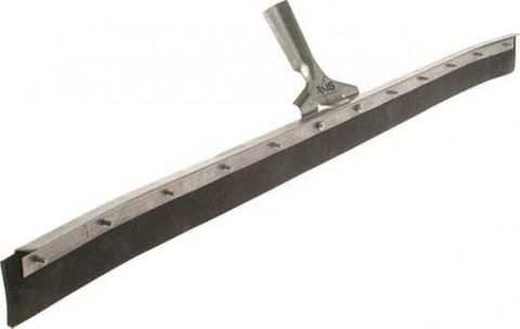 910mm Straight Squeegee frame with hard rubber blade, Pre-Galvanised steel frame (5mm thick rubber)