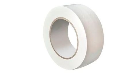 100mm x 25m WHITE Polythene Coated Cloth Tape
