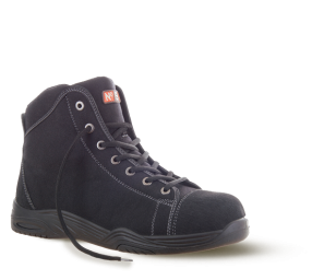 The Urban - Ankle Lace-Up Safety Boot - Black
