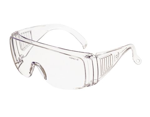 VISPEC Safety Spec Smoke Lens, designed to fit over prescription glasses, anti-scratch ASNZS 1337.1