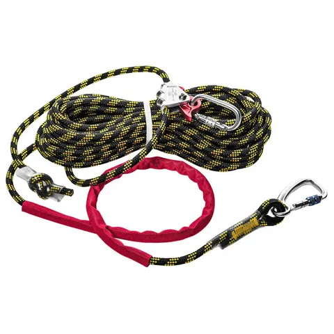 12mm Kernmantle Safety Line - 20m - With fixed rope grab