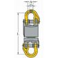 Yoke "BSI" Grade 80 Insulated Blank Swivel 7/8mm