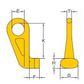 Yoke "KA" Grade 80 Container Hook - Straight