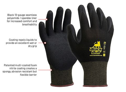 Black Bull Nitrile Glove