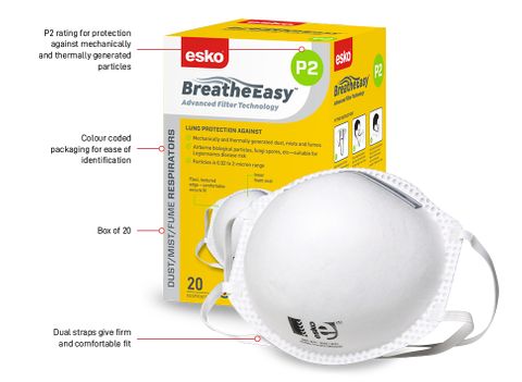 Mask P2 Moulded - Pack of 20