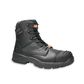 The Linesman  - Zip Lace-Up Safety Boot  Wide Fit - Black