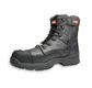 The Linesman  - Zip Lace-Up Safety Boot  Wide Fit - Black