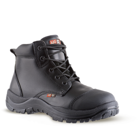 The Hamilton - Lace-Up Safety Boot  Wide Fit - Black