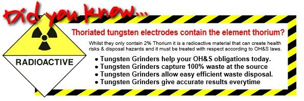 Tungsten Grinder - Did you know
