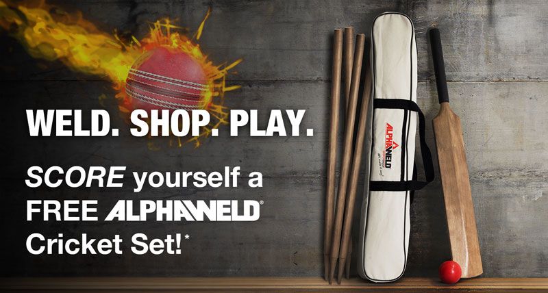 Alphaweld FREE Cricket Set Promo - September 2024