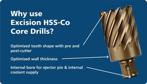Why Use Excision Core Drills - Alphaweld
