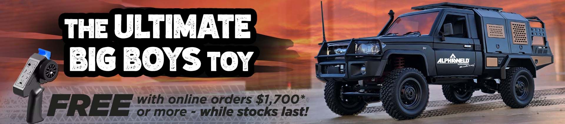 Alphaweld RC 4WD Giveaway - June 2025