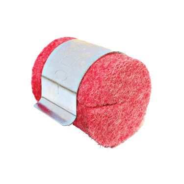 Lube Pads - Aluminium Red PK6