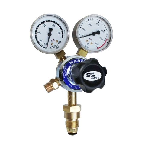 Harris 801 Argon Flowgauge Vertical Inlet