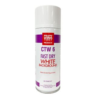 CrackTest Fast Dry White Background Aerosol 300g