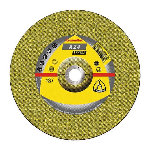 Klingspor Grinding Disc A24 Extra 125 x 6 x 22mm PK10