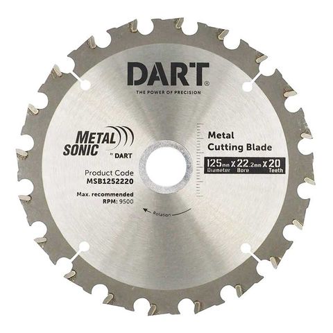 DART Metalsonic Saw Blade - 125mm