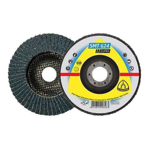 Klingspor Flap Disc SMT624 Supra 125mm x 60G PK10