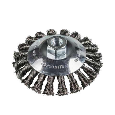 Klingspor Bevel Brush BK600Z Knoted Wire 115 x 14 x 22mm