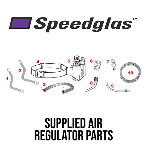 Speedglas Supplied Air Regulator Parts
