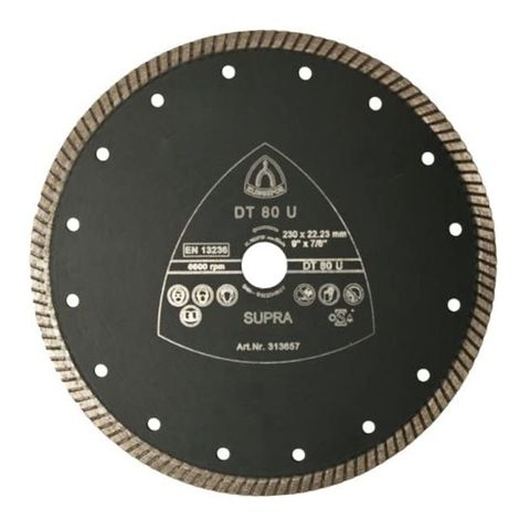Klingspor Diamond Cutting Disc DT80U 230 x 22mm