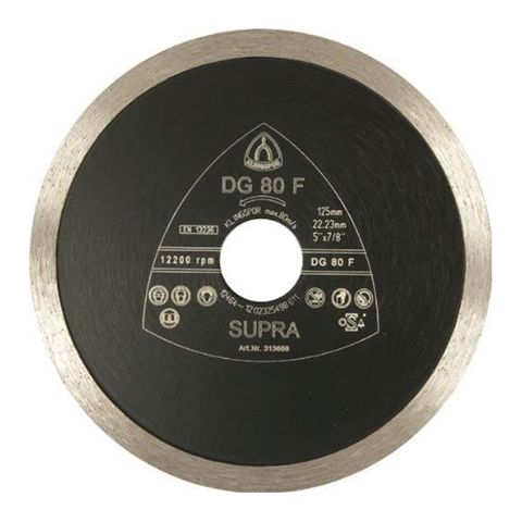 Klingspor Diamond Cutting Disc DG80F 125 x 22mm