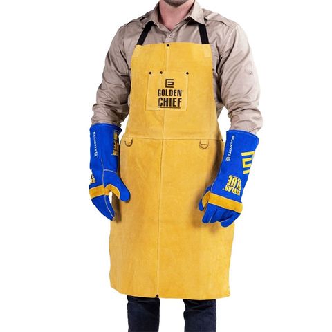 Golden Chief Premium Leather Welding Apron