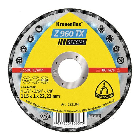 Kronenflex Z 960 TX Special Cutting Wheels