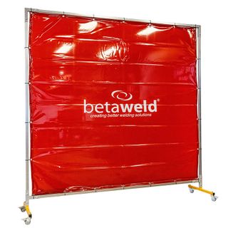 Betaweld Welding Screen & Frame Kit 2 x 2m - Red