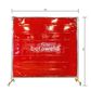 Betaweld Welding Screen & Frame Kit 2x2m - Red
