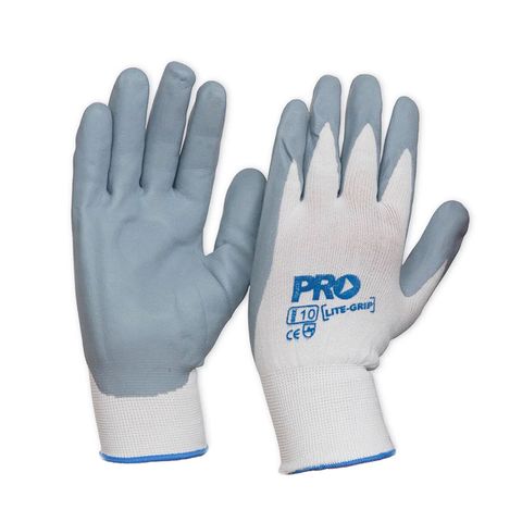 Size 10 -Pro Choice Nitrile Lite Grip Glove