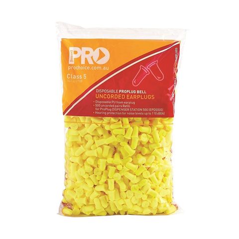 Probell Refill Bag for Dispenser Uncorded - 500 Pairs