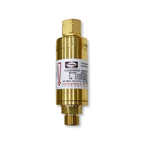 Flashback Arrestor Fuel Hi-Flow Regulator End