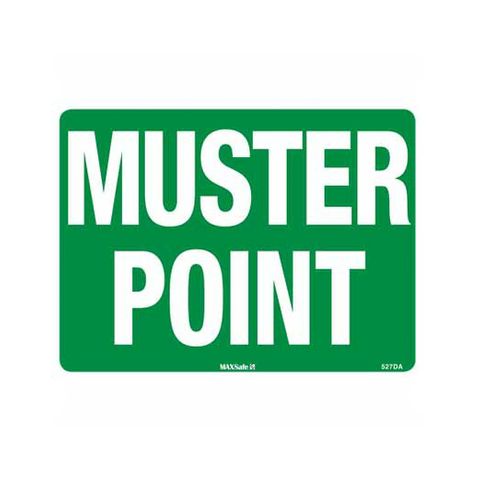 Muster Point Sign 600 x 450