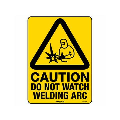 Do Not Watch Welding Arc Sign 600 x 450