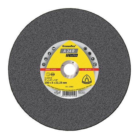 Klingspor Cutting Disc A24R 230 x 3.0 x 22mm PK25