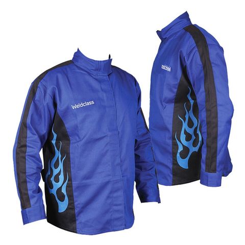 Weldclass Promax Blue Flame FR Welding Jacket - 2XL