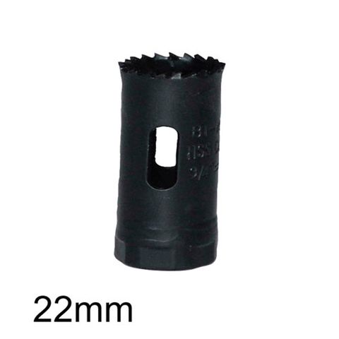 HSS Bimetal M42 Fine Holesaw - 22mm