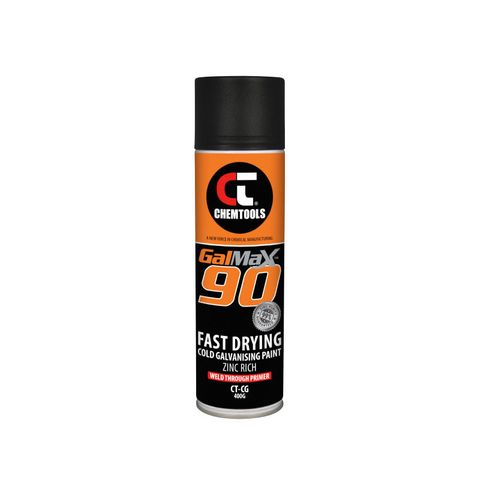 GalMax 90 Cold Galvanising Paint & Weld Primer Aerosol 400g