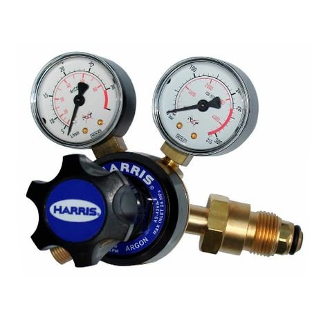 Argon Twin Gauge Regulator - Side Inlet