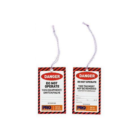 Safety Tags-Red Danger PK100