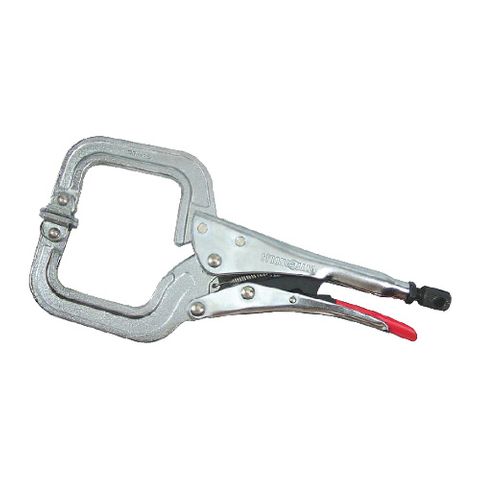 Locking C-Clamp Pliers with Tilt Pads