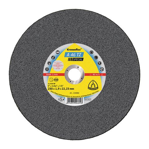 Klingspor Cutting Disc A46TZ 230 x 1.9 x 22mm PK25