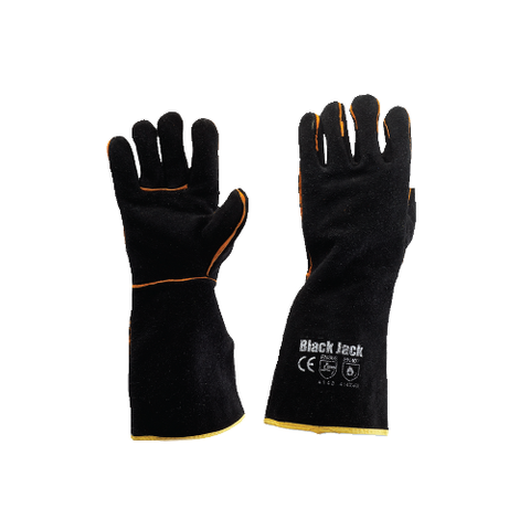 Black & Gold Welding Gloves