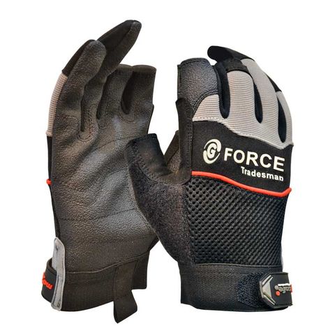 Maxisafe G-Force Tradesman 2 Finger Mechanics Glove - Large