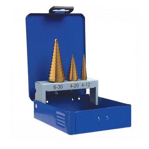 Alpha Step Drill Set - 3PC