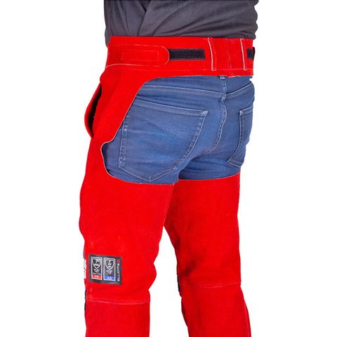 Elliotts Big Red Welders Seatless Trousers - S/M